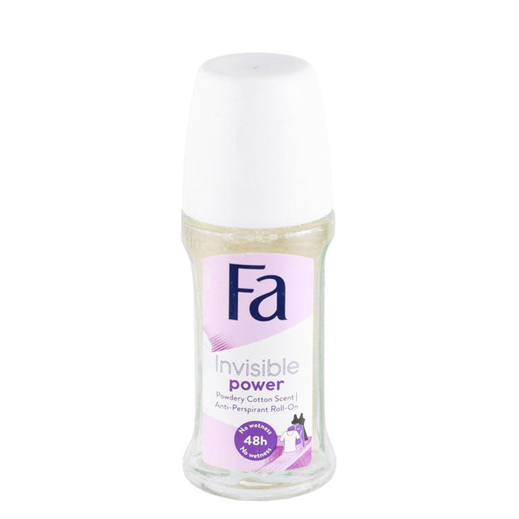 Fa Invisible Power Antiperspirant Roll-On Deodorant Cotton Scent