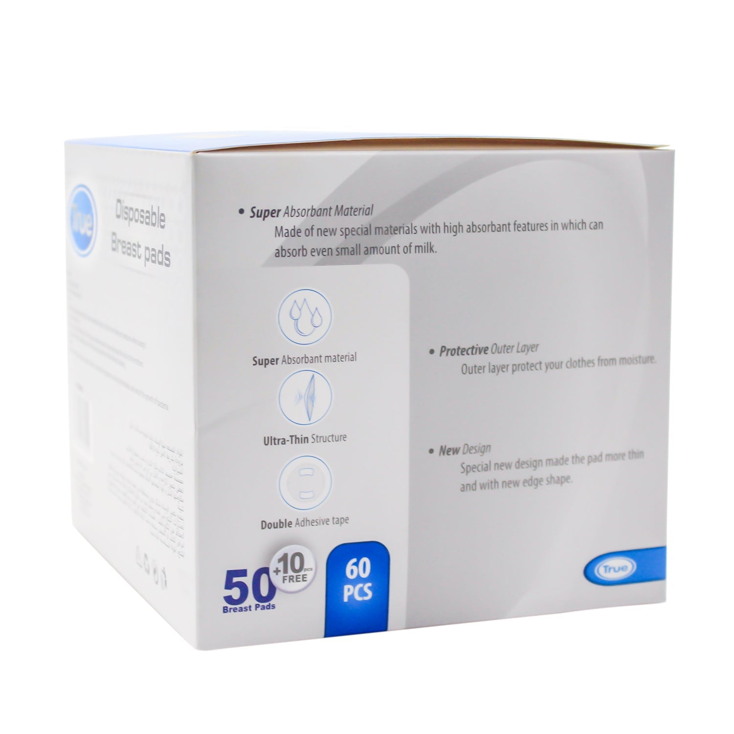 ضمادات صدر رقيقة للغاية للاستخدام مرة واحدة من ترو