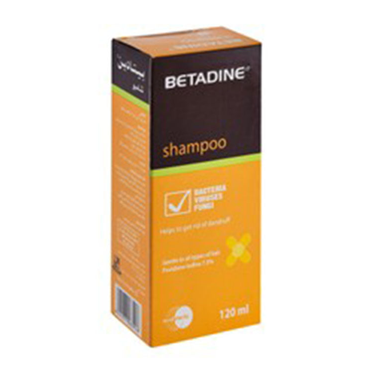 Betadine 7.5% Povidone Iodine Anti-Dandruff Shampoo for All Hair Types