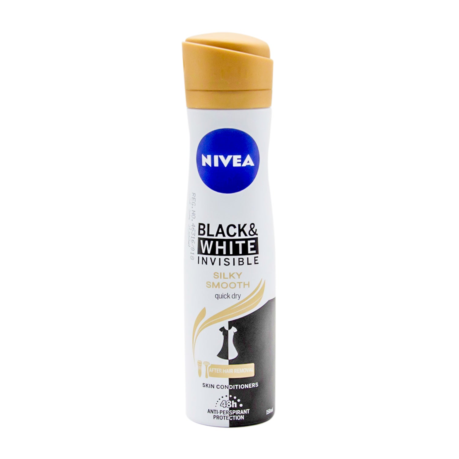 NIVEA Black & White Invisible Silky Smooth 72H Antiperspirant Deodorant Spray for Women