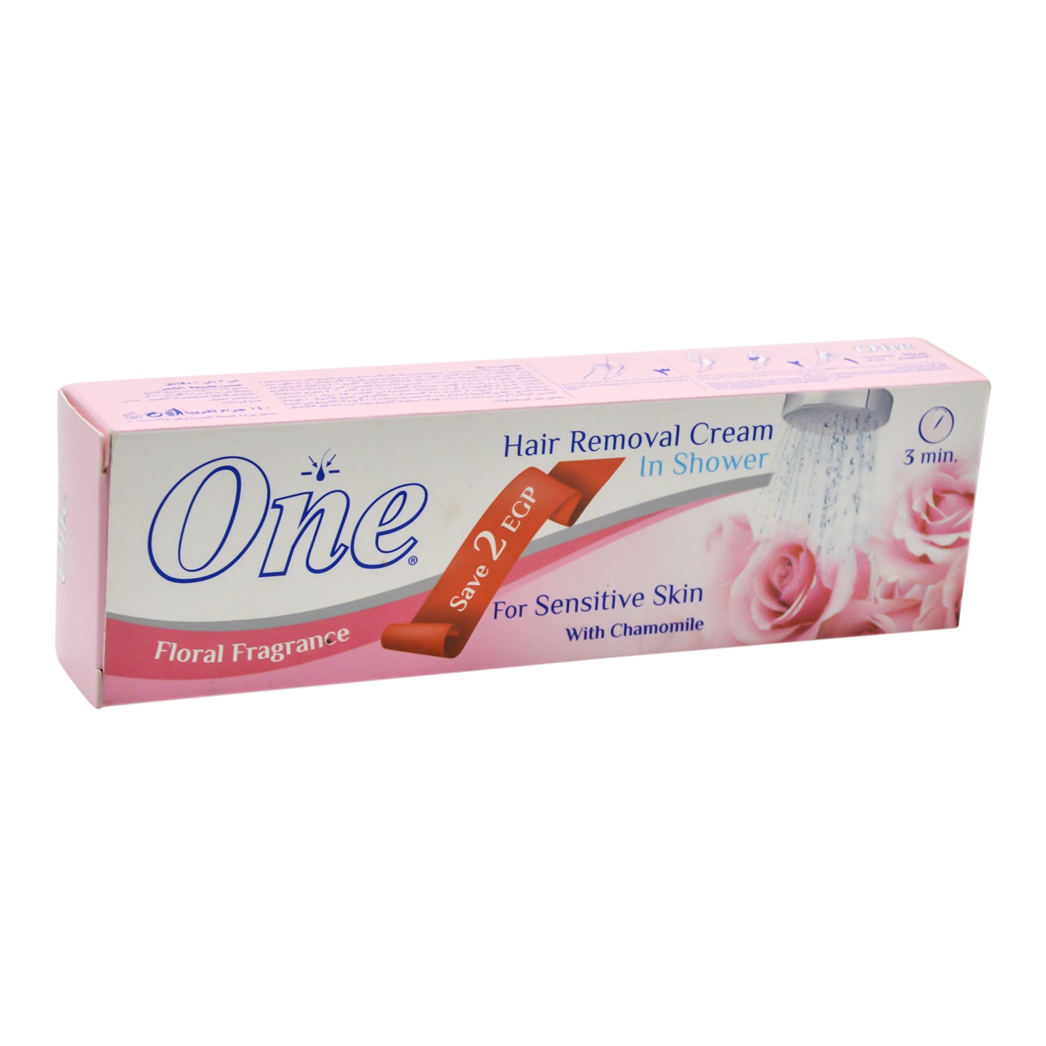 One Hair Removal Cream Floral Scent with Chamomile for Sensitive Skin (-2 EGP)