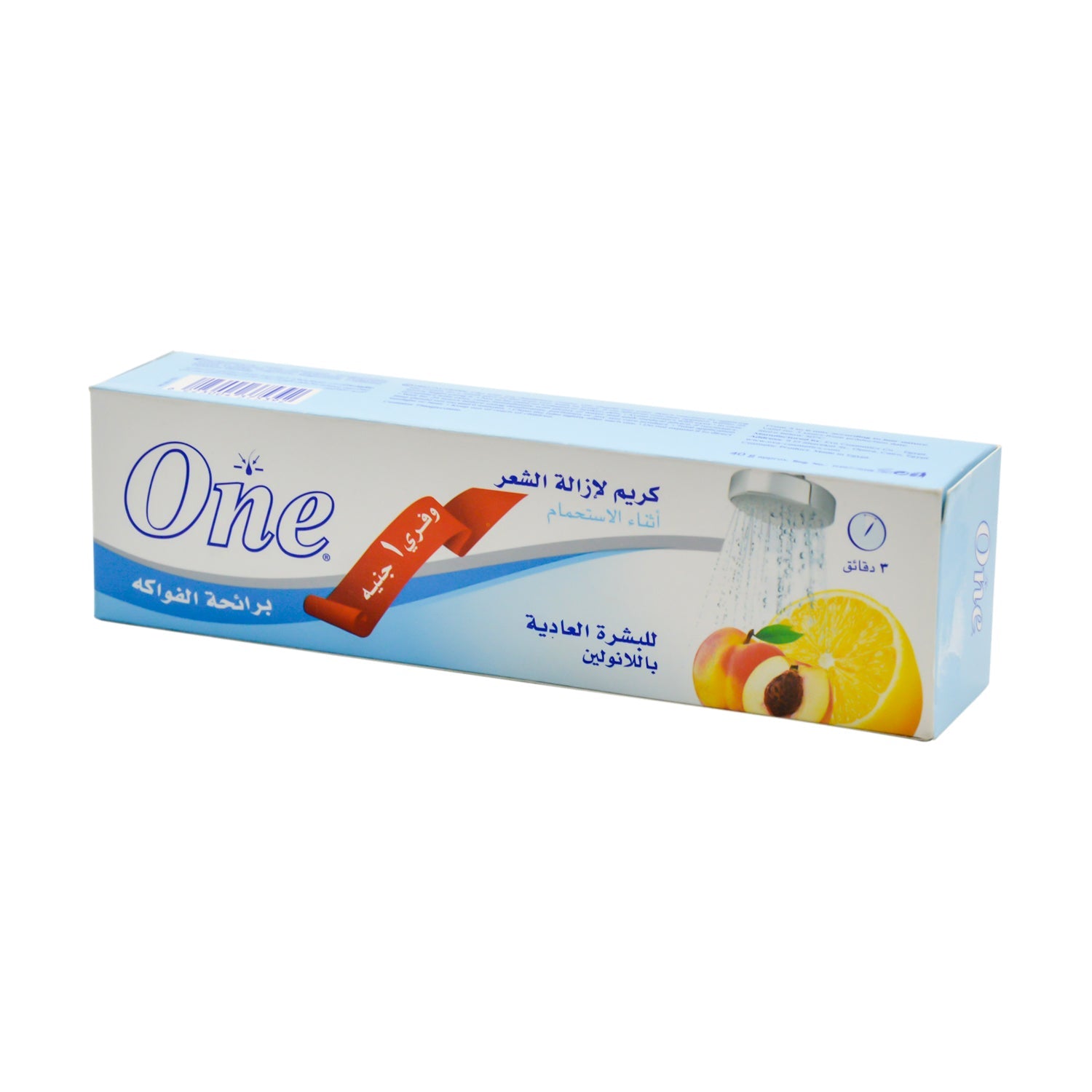 One Hair Removal Cream Fruit Scent with Lanolin for Normal Skin