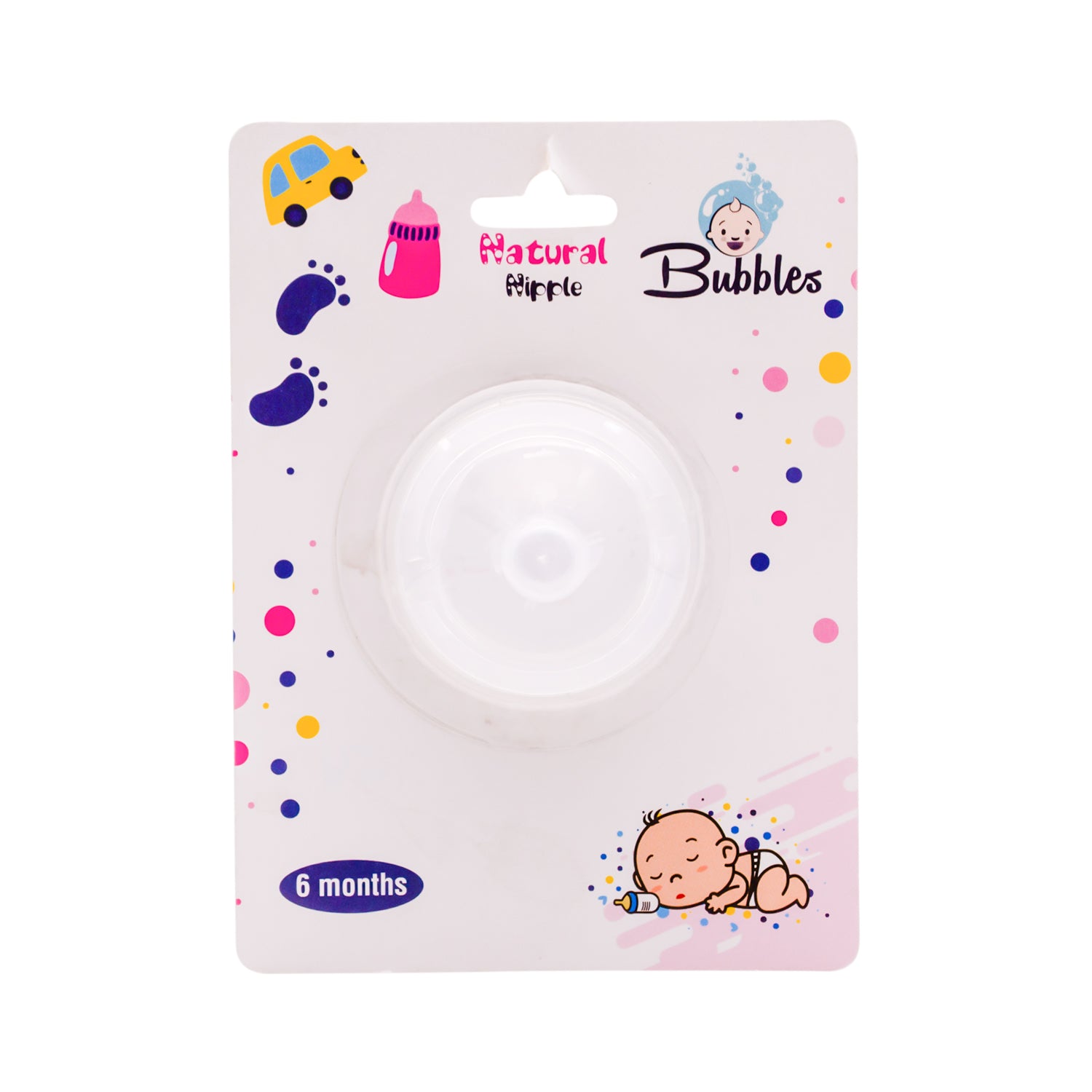 Bubbles Natural Bottle Nipple (6+ Months)