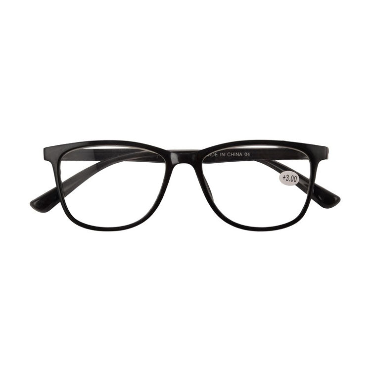Black Reading Glasses +3.00