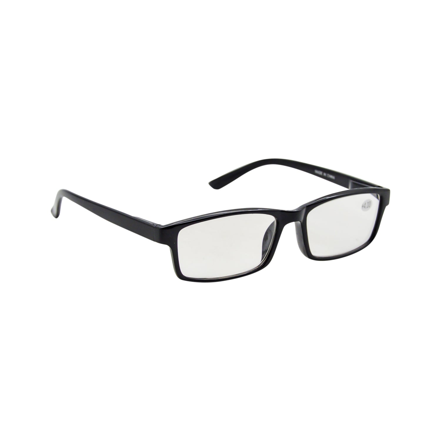 Black Reading Glasses +4.00