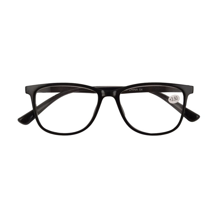 Black Reading Glasses +3.50