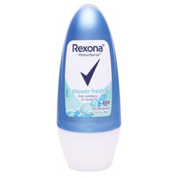 Rexona Motion Sense 48H Antiperspirant Roll-On Deodorant Shower Fresh Scent for Women - alcohol free 50 ml