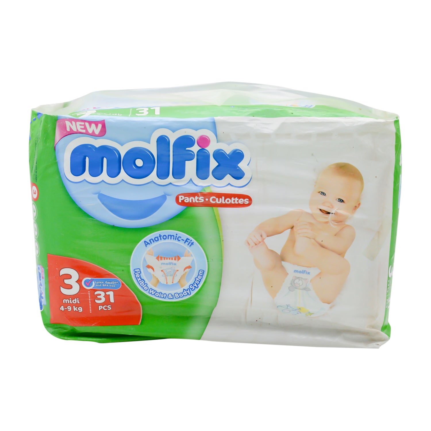Molfix Baby Diaper Pants Size 3 (4-9kg)
