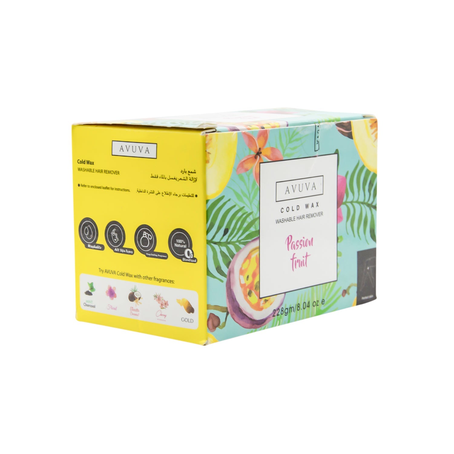 Avuva Cold Wax Hair Removal Passion Fruit