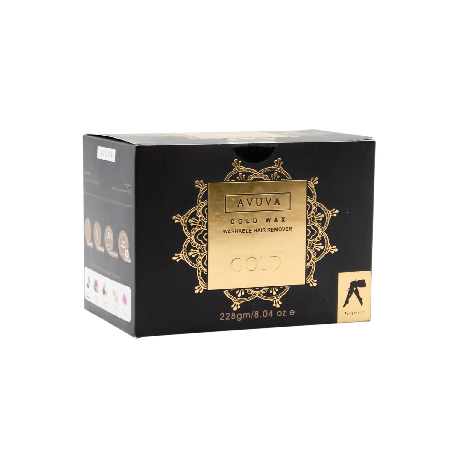 Avuva Gold Hair Removal Cold Wax for All Skin Types