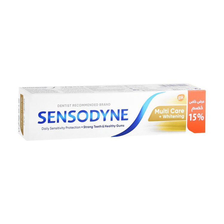 Sensodyne Multicare & Whitening Toothpaste with Fluoride (15% Off)