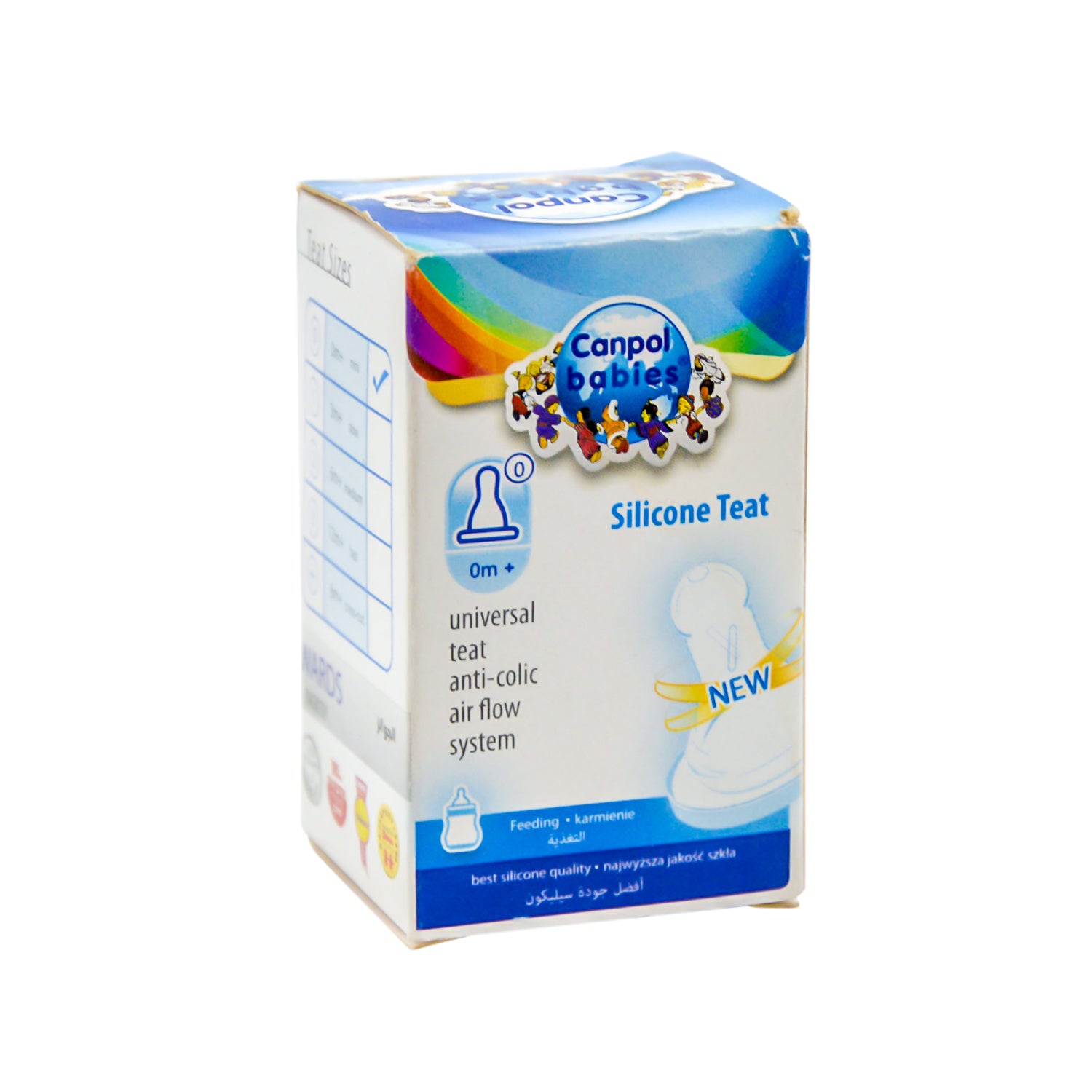Canpol Babies Anti-Colic Silicone Teat (0+ Months)