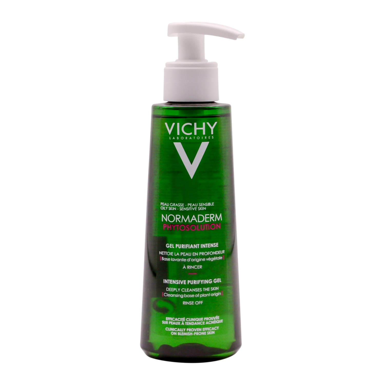 Vichy Normaderm Phytosolution Intensive Purifying Facial Cleansing Gel for Oily, Sensitive & Blemish-Prone Skin