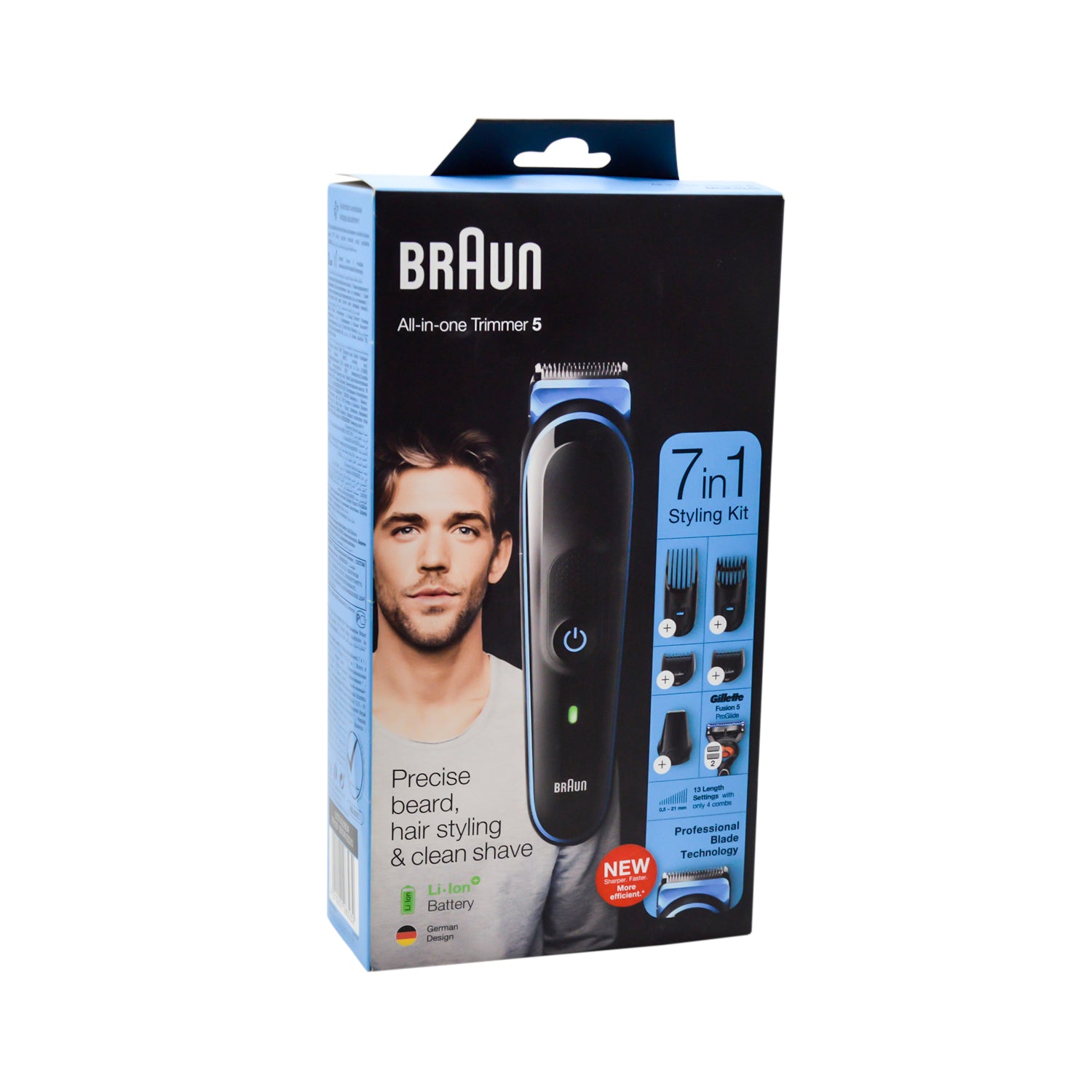Braun 7in1 Electrical Trimmer with Gillette Fusion 5 Razor