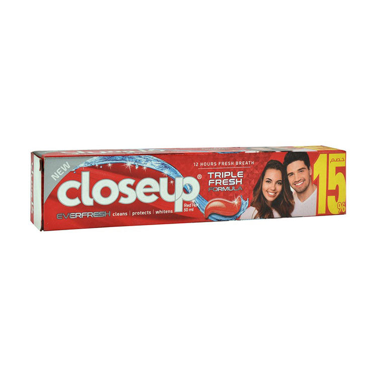Closeup Ever Fresh Red Hot Toothpaste with Triple Formula (15% Off)