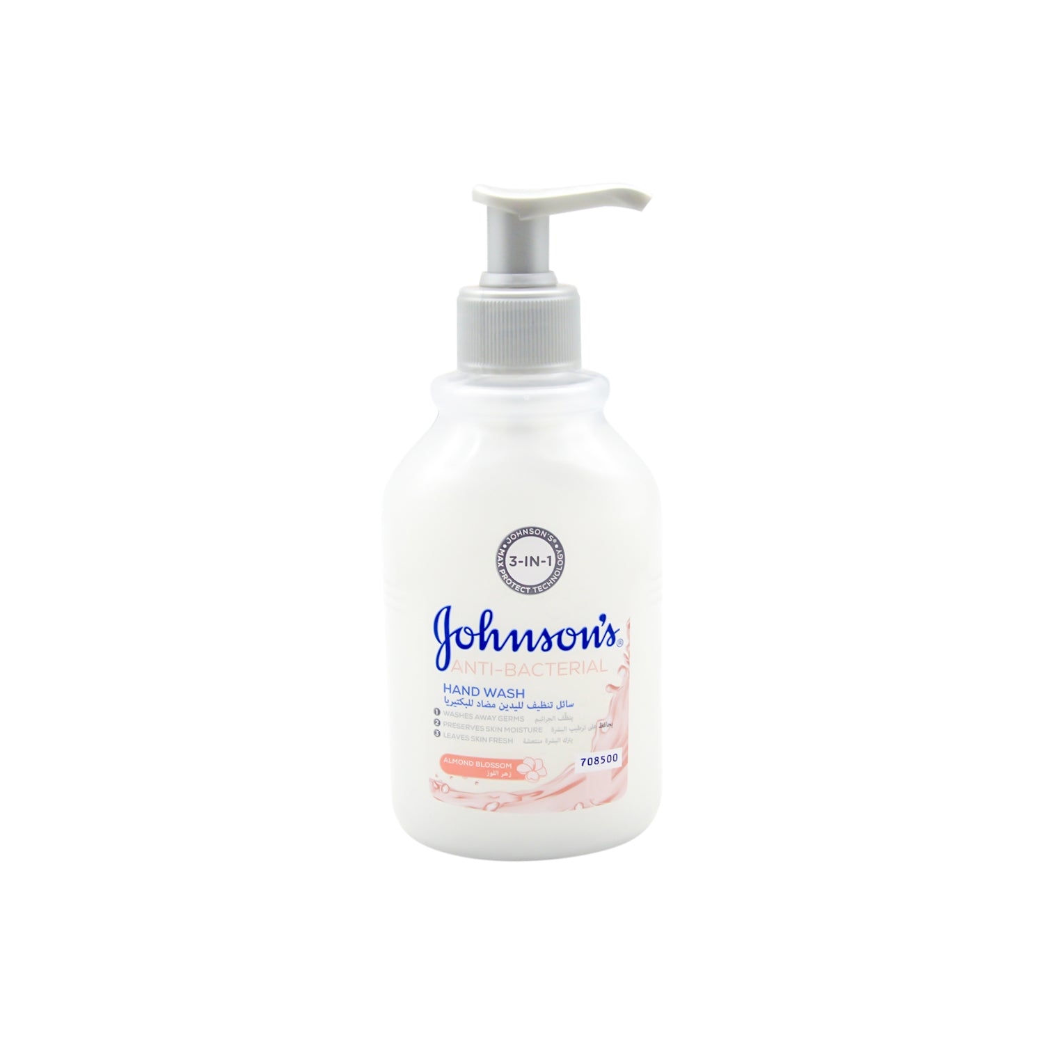 Johnson's 3in1 Antibacterial Hand Wash with Almond Blossom