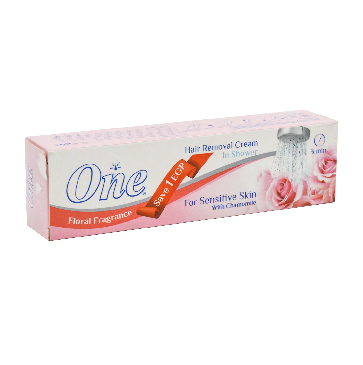 One Women's Hair Removal Cream Floral Scent with Camomile for Sensitive Skin (-1 EGP)