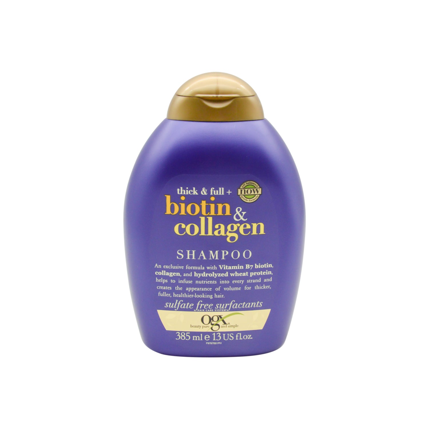 OGX Thick & Full Volumizing Shampoo with Biotin & Collagen - sulfate surfactants free