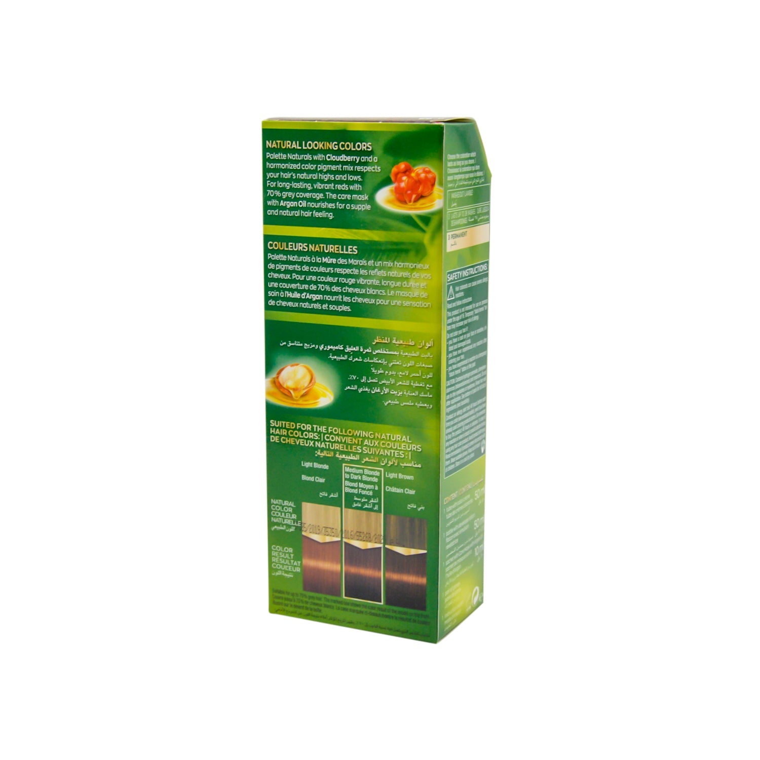 Schwarzkopf Palette Naturals Hair Color Cream with Cloud Berry & Argan Oil Caramel Brown 6-68