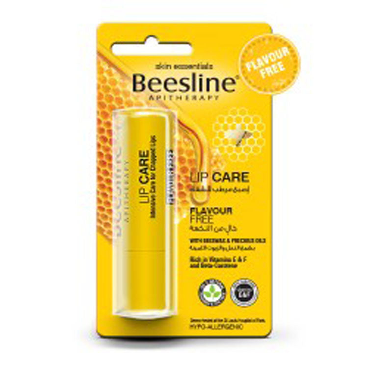 Beesline Hypoallergenic Intensive Care for Chapped Lip Balm Flavor Free - dye free, parabens free, preservatives free