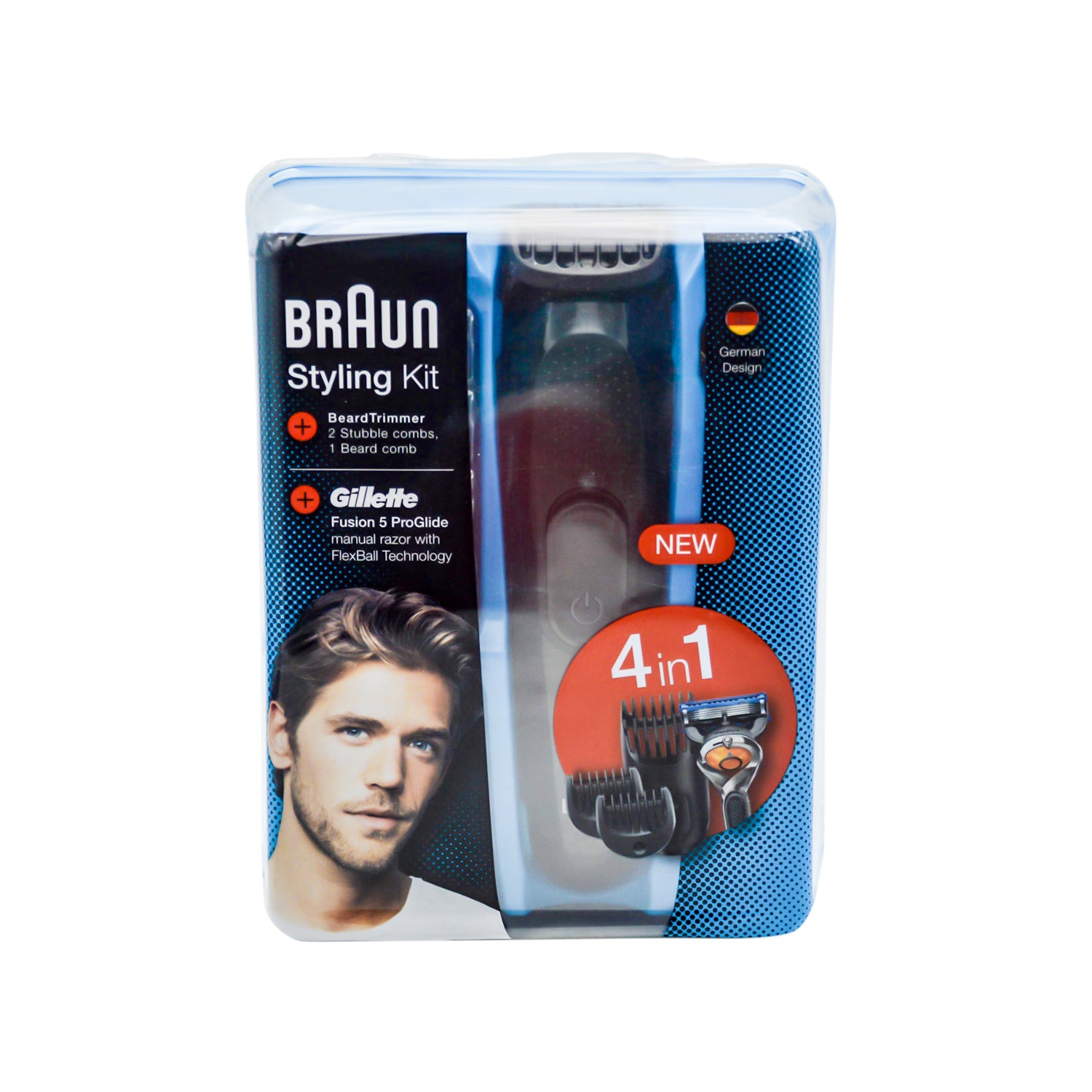 Braun 4in1 Trimmer Styling Kit Gillette Fusion 5 ProGlide Manual Razor