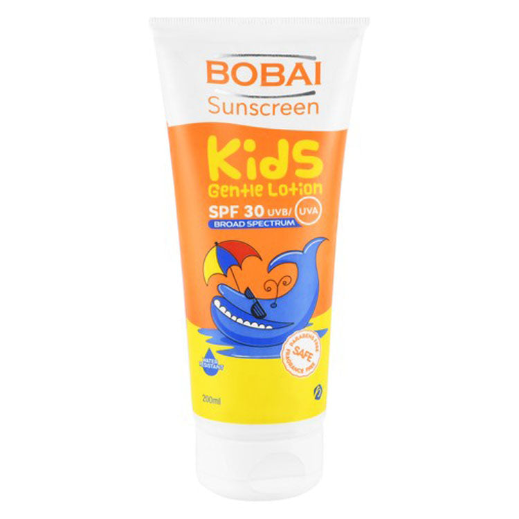 Bobai Gentle Sunscreen for Kids SPF30 - parabens free, fragrance free
