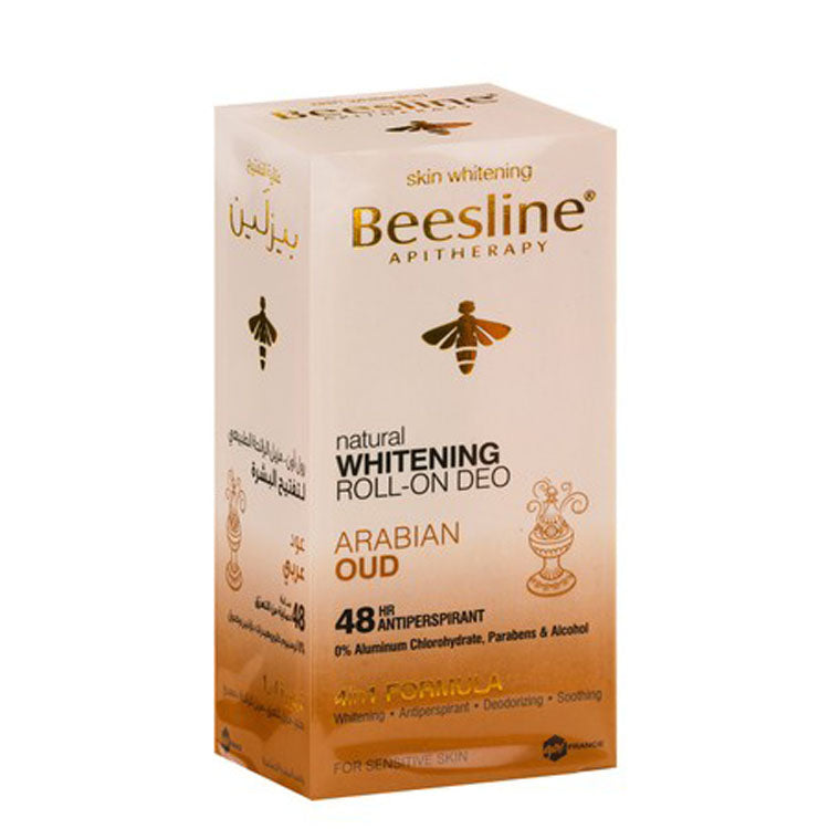 مزيل عرق بيزلاين أبيثيرابي 48 ساعة مضاد للتعرق، مبيض وملطف، برائحة العود العربي للبشرة الحساسة - خالٍ من البارابين والكحول وكلوروهيدرات الألومنيوم