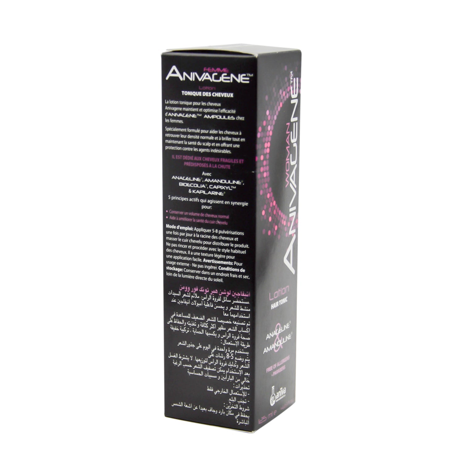 Anivagene Hair Tonic Lotion for Weak & Thinning - parabens free, allergens free