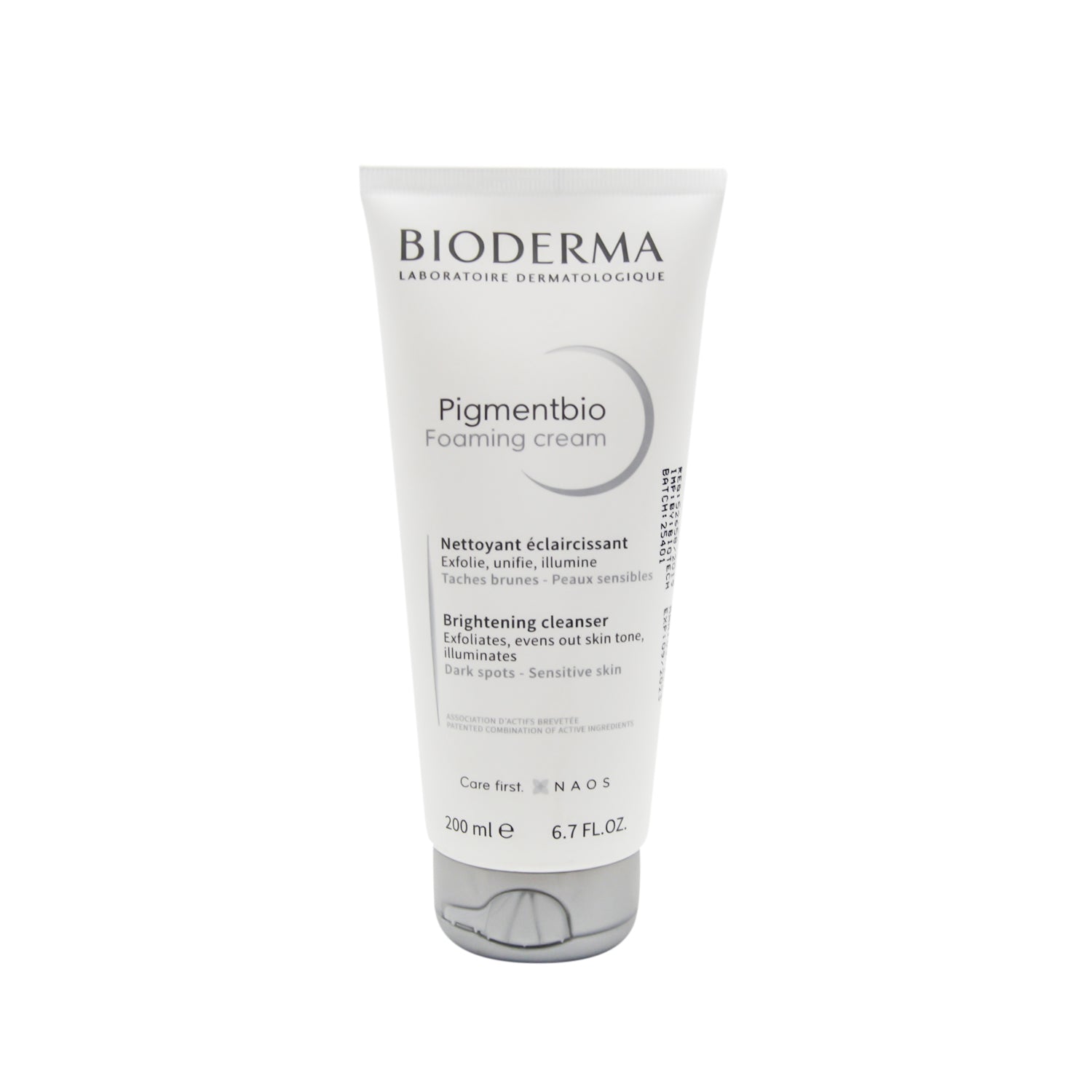 Bioderma Pigmentbio Face & Body Foaming Cream Cleanser for Dark Spots & Sensitive Skin - soap free