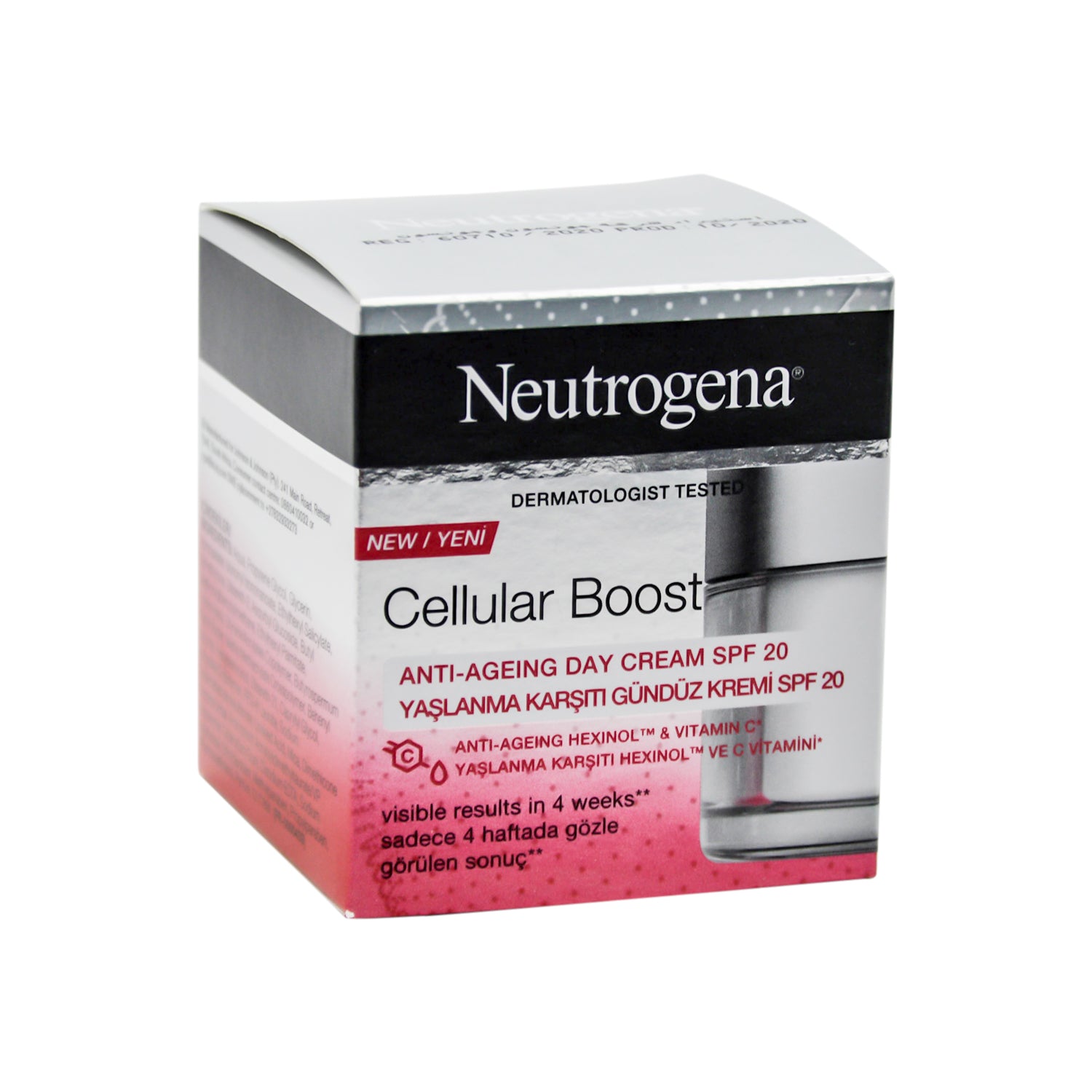 Neutrogena Cellular Boost Anti-Aging Day Cream with Vitamin C SPF20 for All Skin Types