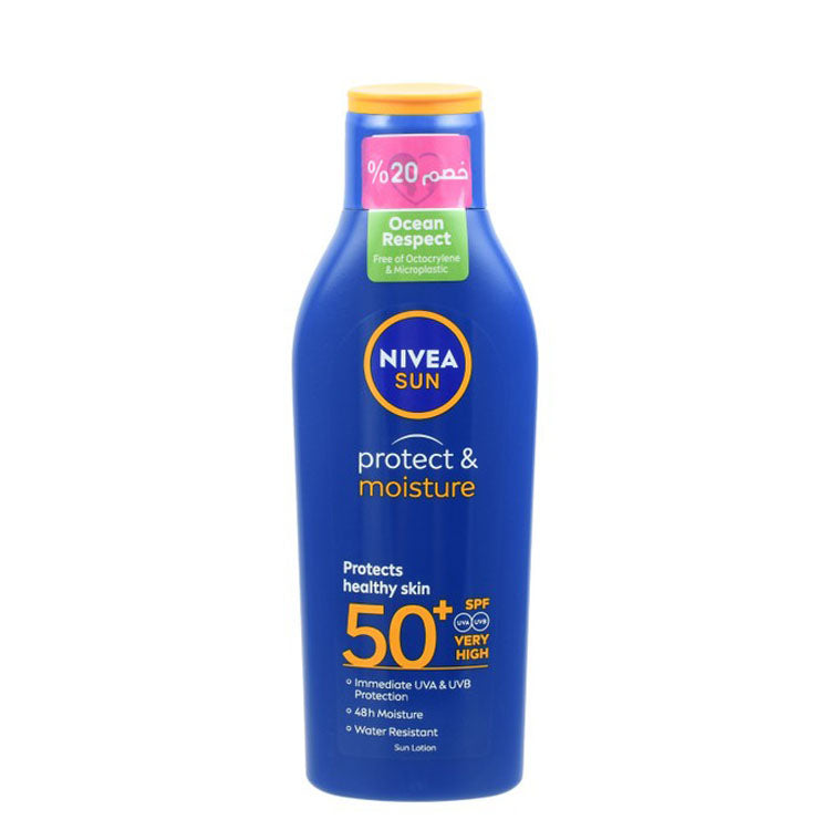 NIVEA Sun Protecting & Moisturizing Sunscreen SPF50 (20% Off)