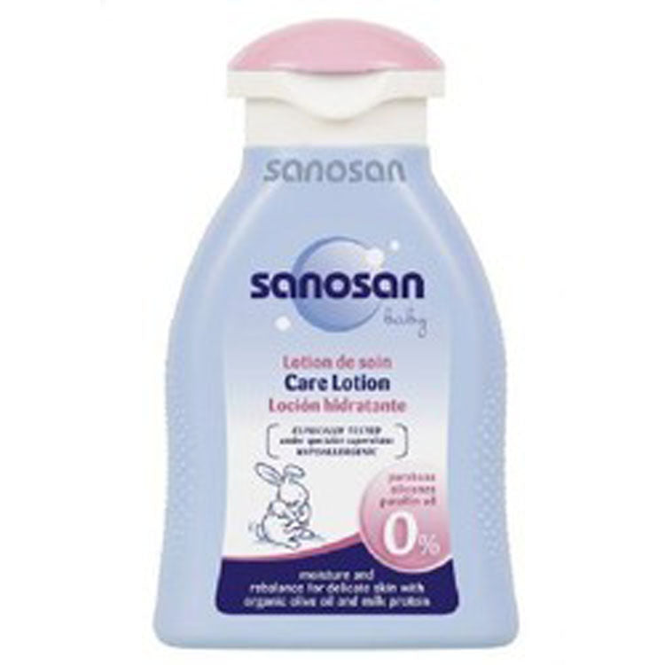 Sanosan Baby Care Hypoallergenic Moisturizing Lotion - parabens free, silicones free, paraffin oil free