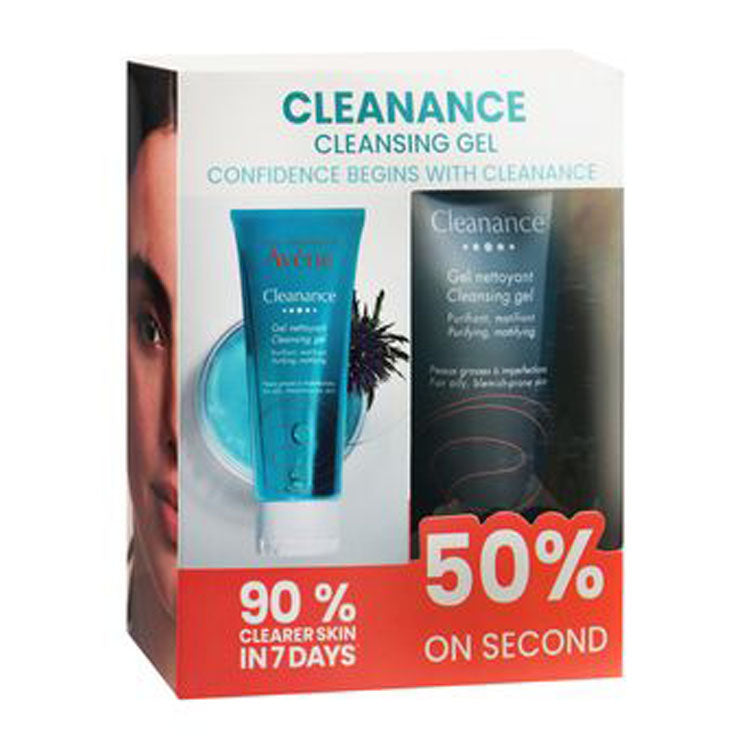AvÃƒÆ’Ã‚Â¨ne Eau Thermale Cleanance Purifying & Mattifying Facial Cleansing Gels for Oily & Blemish Prone Skin (50% Off on the 2nd Product) 2 x 200 ml