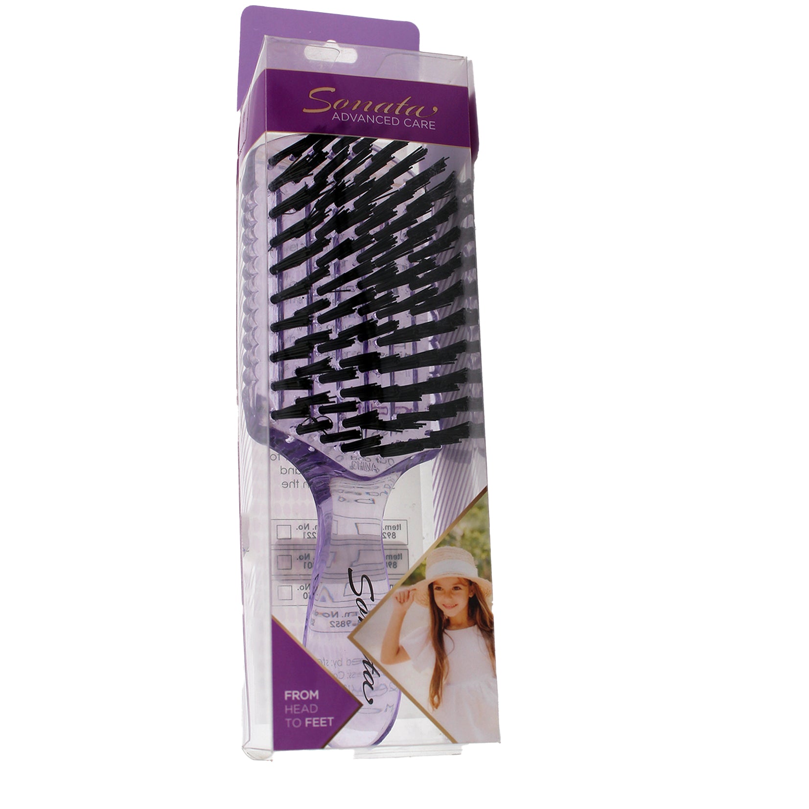 Sonata Brown Hairbrush for Children