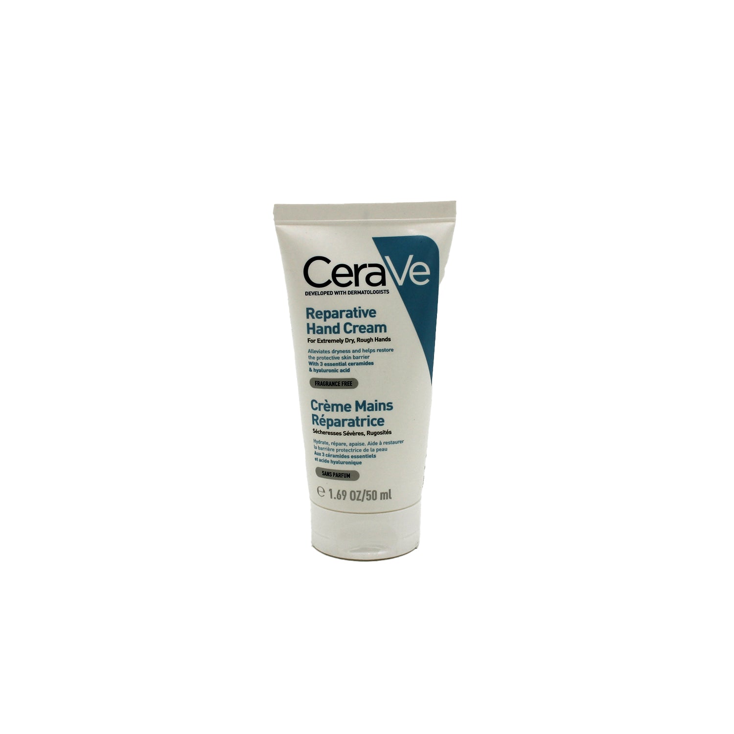 CeraVe Reparative Cream with Essential Ceramides & Hyaluronic Acid for Extremely Dry & Rough Hands - fragrance free