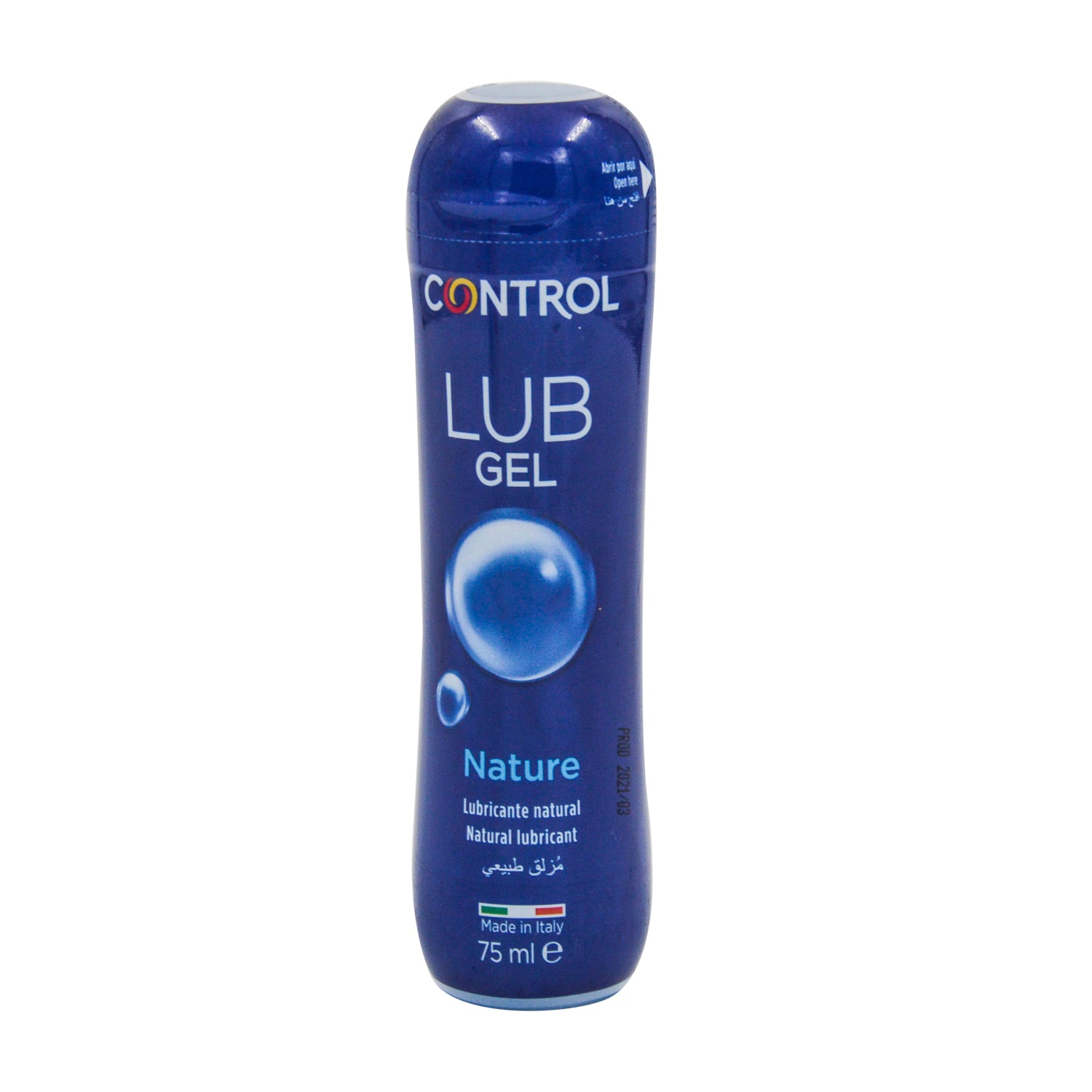 Control Water-Based Lube Gel Nature Scent - parabens free