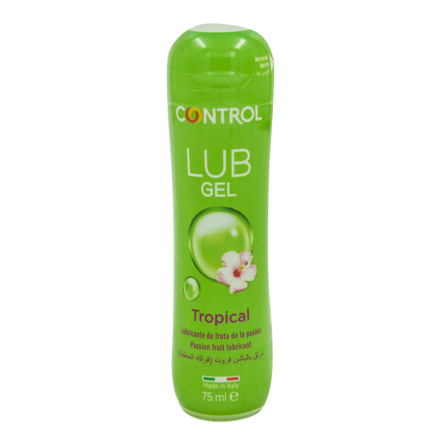 Control Tropical Water-Based Lube Gel Passion Fruit Scent - parabens free
