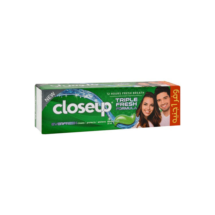 Closeup Triple Fresh Antibacterial Toothpaste Menthol Flavor (-1 EGP)