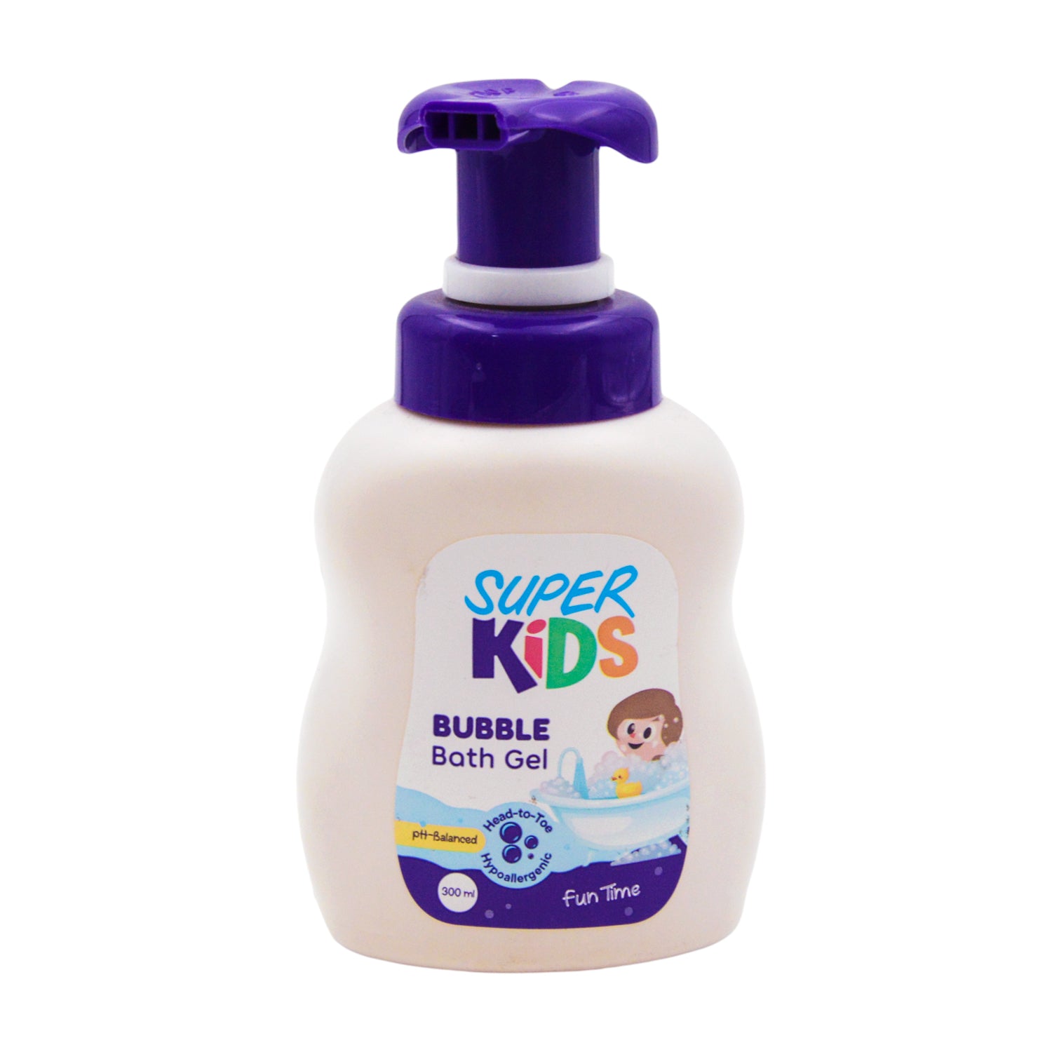 Super Kids Hypoallergenic Bath Gel - sulfate free, parabens free, phthalate free