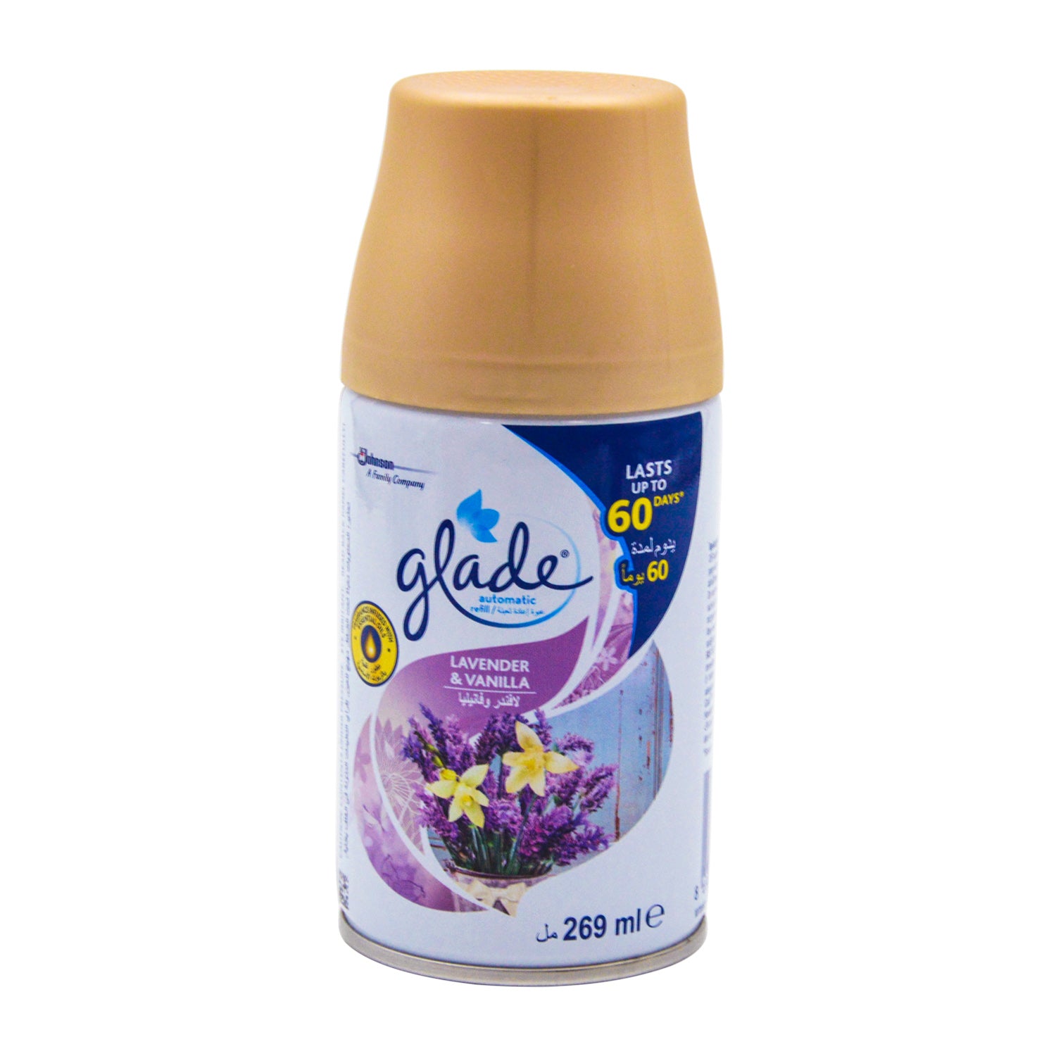 Glade TrueScent Technology Lavender & Vanilla Automatic Air Freshener Spray Refill