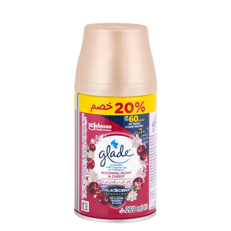 Glade Blooming Peony & Cherry Automatic Air Freshener Refill (20% Off) 269 ml