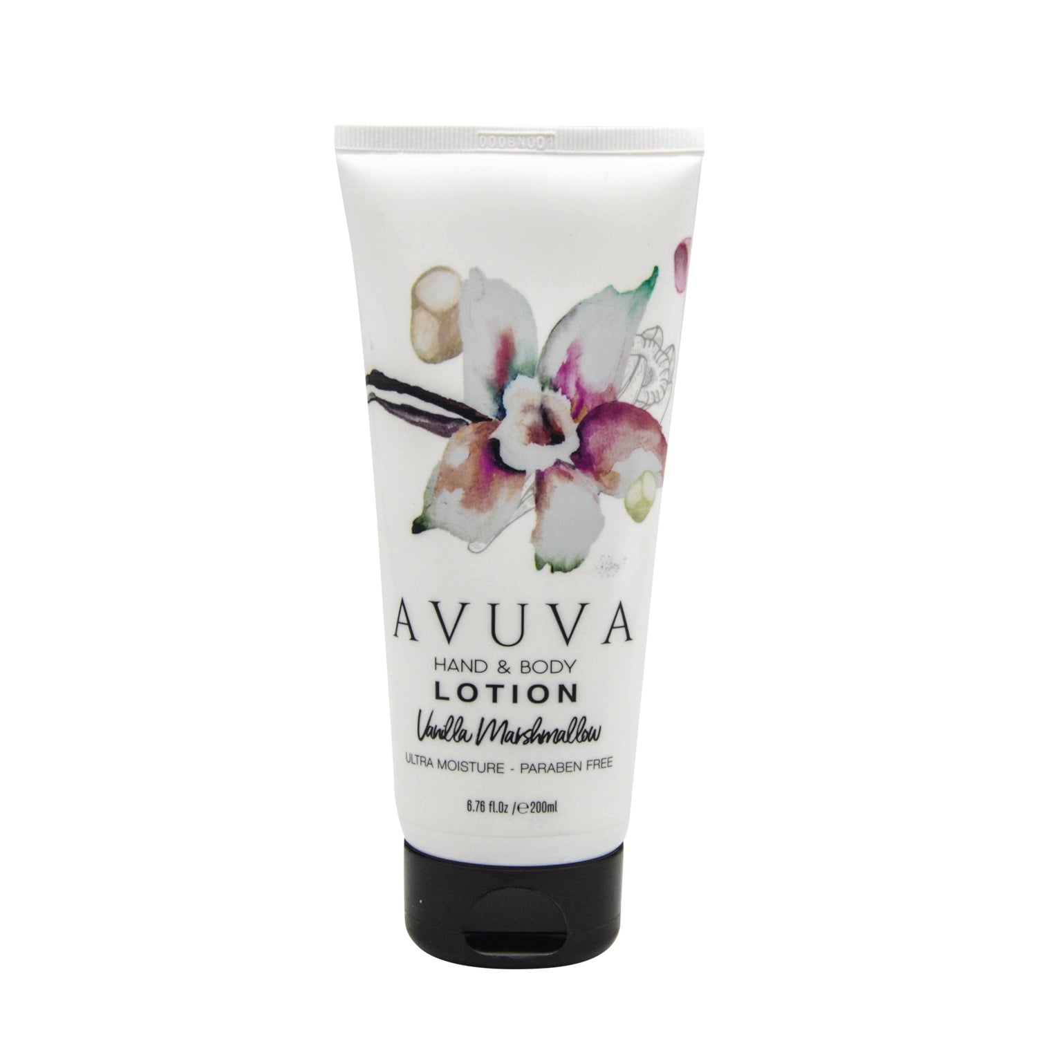 Avuva Hand & Body Lotion Vanilla Marshmallow Scent - parabens free, cruelty free