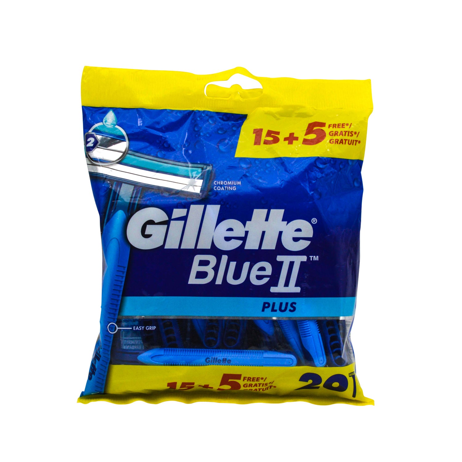 Gillette Blue II Plus Razors (15+5 Free)
