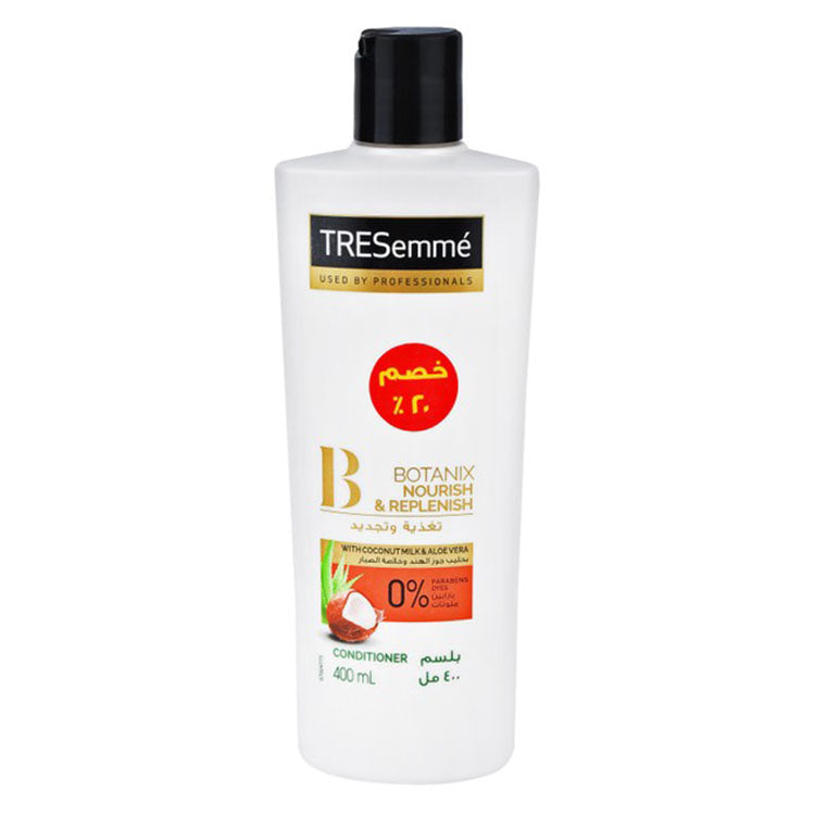 TRESemmé Botanix Nourish & Replenish Hair Conditioner with Coconut Milk & Aloe Vera (20% Off) - parabens free, dyes free