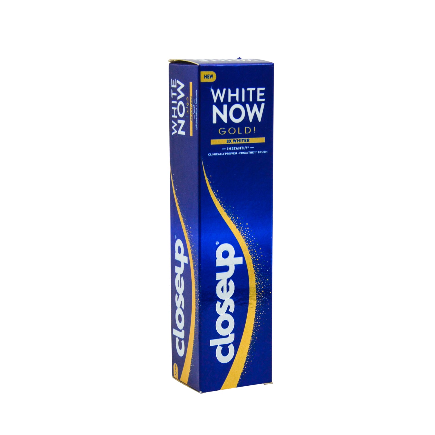 Closeup White Now Gold Fluoride Toothpaste