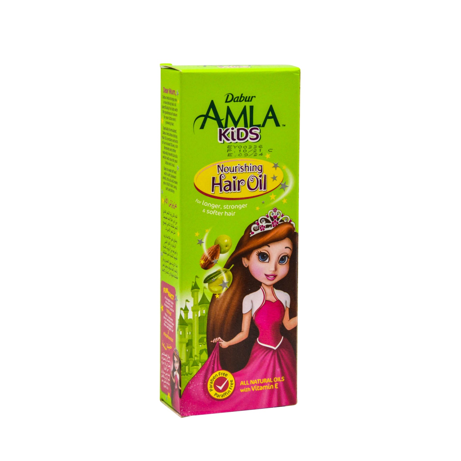 Dabur Amla Nourishing Hair Oil for Kids - parabens free, paraffin free