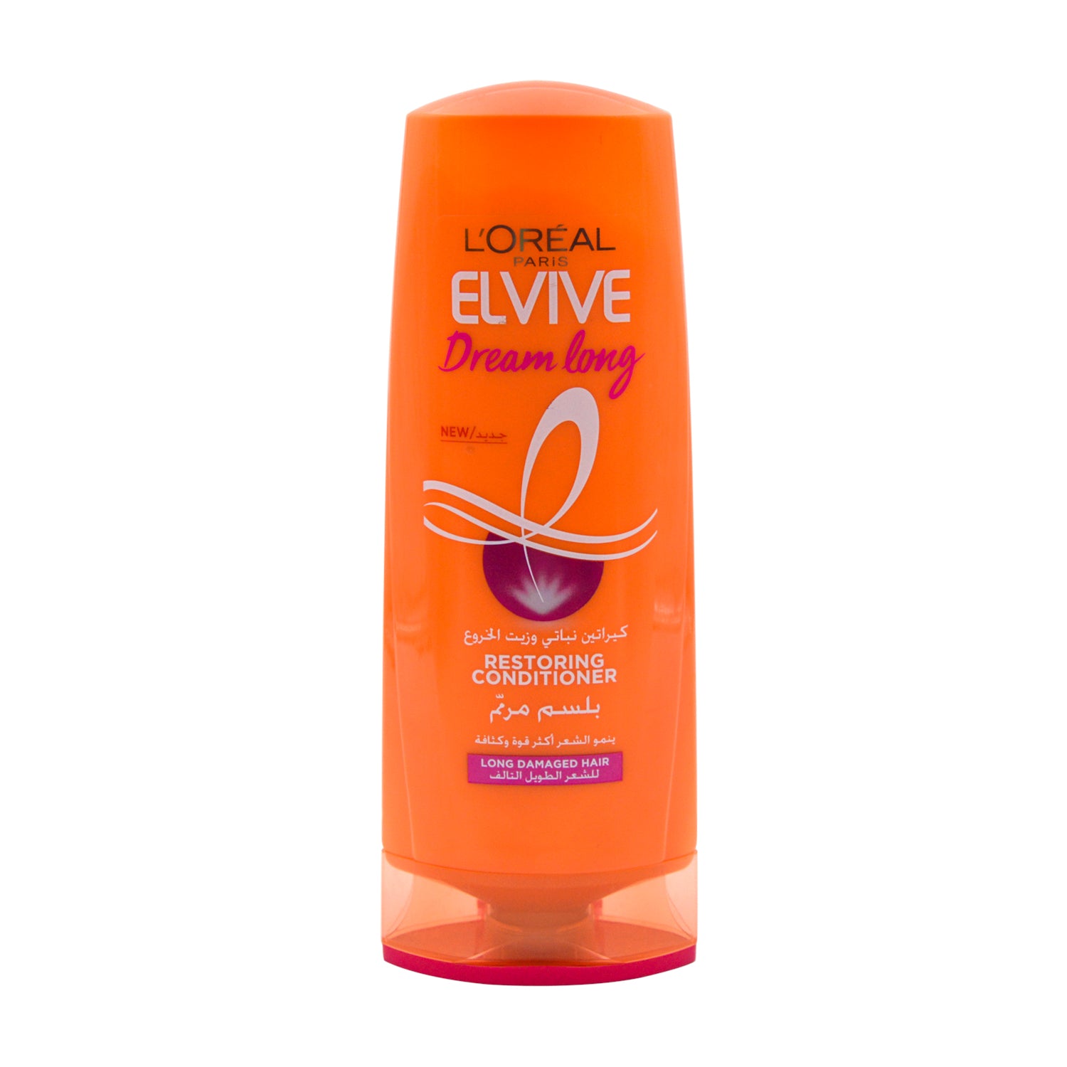 L'Oreal Elvive Dream Long Restoring Conditioner with Vegetal Keratin & Castor Oil for Long Damaged Hair