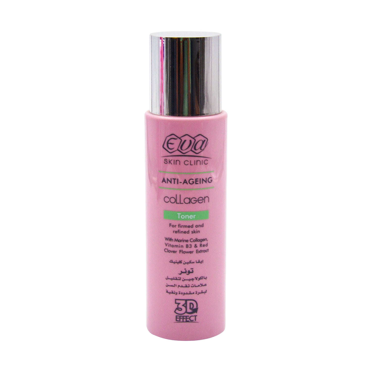 Eva Anti-Aging Facial Toner with Marine Collagen, Vitamin B3 & Clover Flower Extract