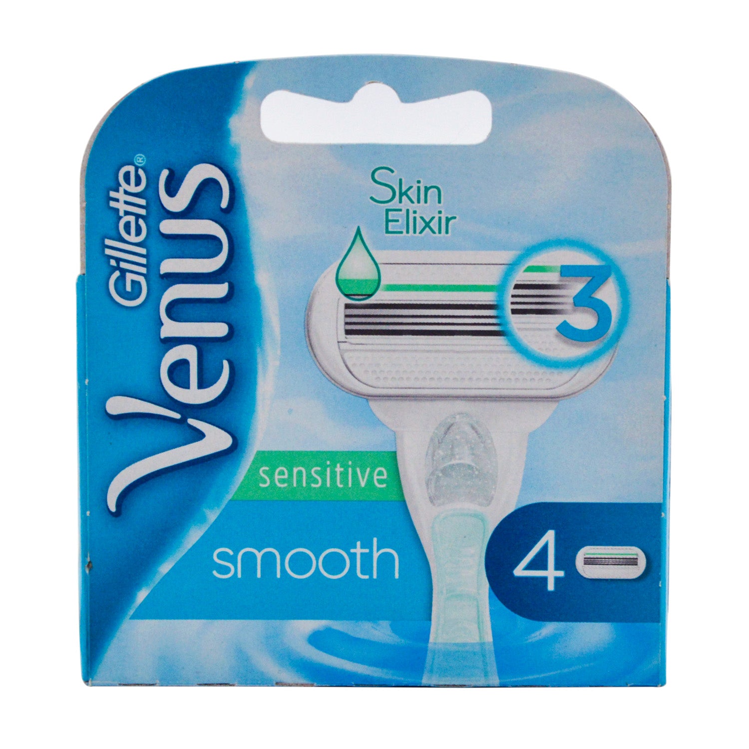 Gillette Venus Smooth Skin Elixir Blades for Sensitive Skin