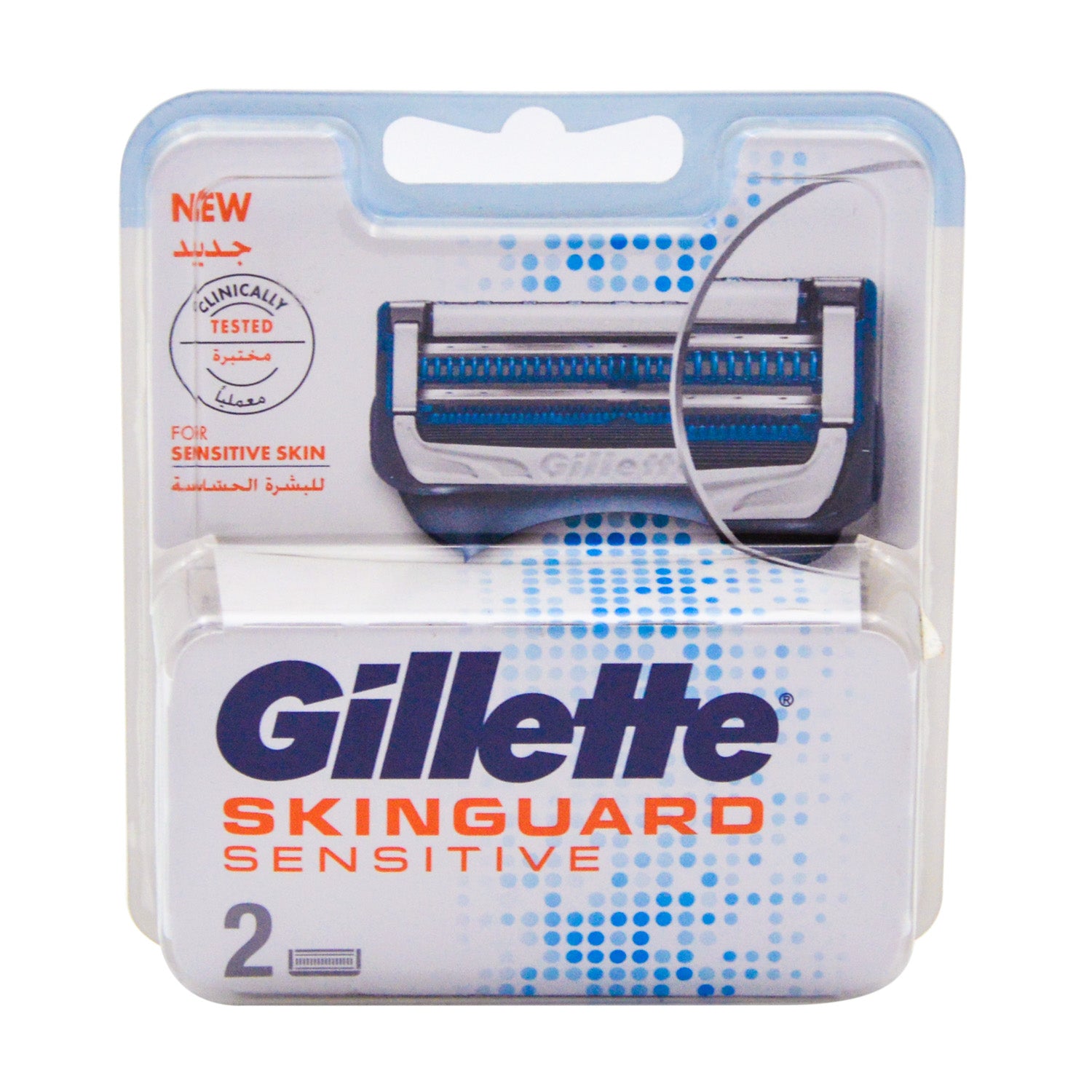 شفرات حلاقة جيليت سكين جارد للبشرة الحساسة